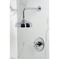 thumbnail image 2 of Kingston Brass KB6331AXSO Restoration Single-Handle Pressure Balanced Shower Faucet, Polished Chrome, 2 of 7