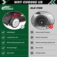 thumbnail image 3 of CheeMuii 734-04019 Lawn Mower Rear Wheels 2 Pcs 12" Push Mower Back Drive Wheels Replace for MTD 734-04127 734-04019 Compatible with Troy Bilt Most Walk-Behind Push Lawn, 3 of 6