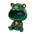 thumbnail image 1 of Contenedor moderno para guardar estatuas, figuras de animales de resina y otros objetos. Verde, 1 of 6