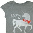 thumbnail image 3 of Sorry! I have to walk my Unicorn Little Girl's T-Shirt - Small (6-6X), 3 of 4