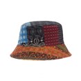 thumbnail image 1 of Sombrero de pescador, sombrero para el sol para hombre, sombrero de pesca para mujer, sombrero de lavabo con protección solar de anacardo de estilo étnico de doble cara para verano, 1 of 5