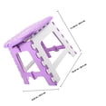 thumbnail image 4 of OULII Outdoor Portable Folding Stool Plastic 1Set for Fishing Enthusiasts, 4 of 5