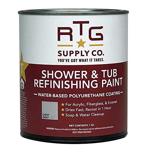 RTG Supply Co. Supply Shower & Tub Refinishing Paint (Light Gray