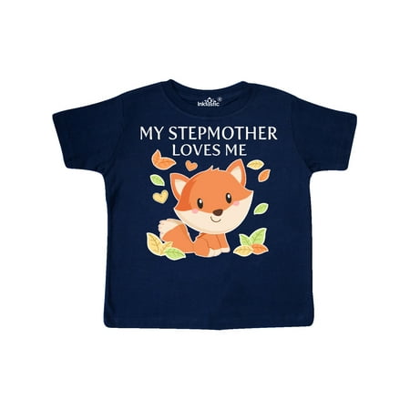 

Inktastic My Stepmother Loves Me- little fox Gift Toddler Boy or Toddler Girl T-Shirt