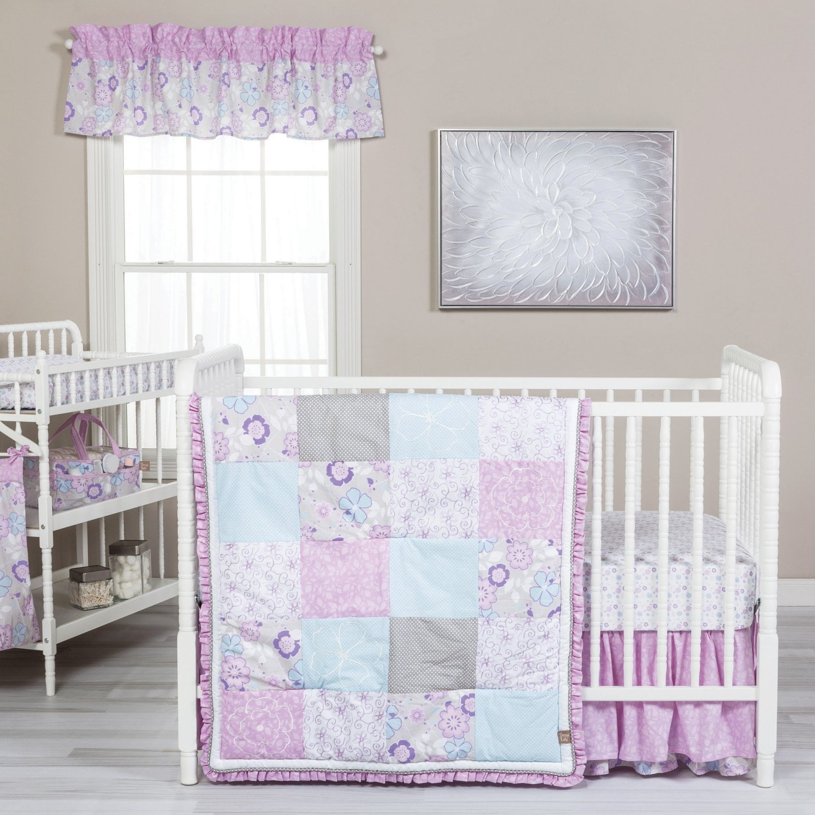 Trend Lab Grace 5 Piece Crib Bedding Set Walmart Com Walmart Com