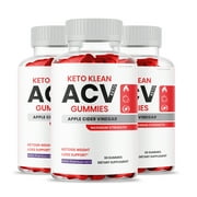 Keto Klean ACV Gummies, Maximum Strength Official Dietary Supplement for Men and Women (3 Pack)
