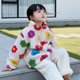 thumbnail image 4 of Chaquetas y abrigos casuales de manga larga con capucha, de invierno, con estampado floral, cremallera, forro polar, holgado, cuello alto, para niños pequeños y niños. Chaqueta tipo cárdigan infantil., 4 of 9