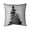 Black & Grey, variant on Begin Home Decor 5541-2626-LA65 26 x 26 in. Silhouette of Black & Grey Trees-Double Sided Print Indoor Pillow