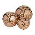 thumbnail image 5 of Sagebrook Home Gold Accented Abstract Modern Decorative Orbs Set of 3, 5 of 7