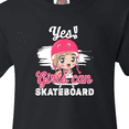 thumbnail image 4 of Inktastic Skateboarding Cute Girls Youth T-Shirt, 4 of 5