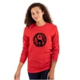 thumbnail image 3 of Koi Fish Ying Yang Balance Symbolic Plus Size Long Sleeve Graphic Tee Shirt Brisco Brands 3X, 3 of 5