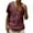 Brick Red, variant on Men's Long Sleeve Crew Neck T Shirts with Button Detail for Outdoor Leisure Activities In Spring and Autumn T Shirt with Pocket for Men Mod Bod Tops Pack of Mens Shirts Mens Tall T Shirts