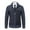 Blue, variant on Xysaqa Men's Sweaters Zip Up Slim Fitted Warm Thick Knitted Cardigan Sweaters Jacket with Pockets Dark Gray