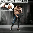 thumbnail image 6 of V Bar Row Landmine Handle Attachment for Barbell Bars, Solid Double D Handle, T-Bar Row Handle Attachments with Non-Slip Rubber Grip, Fits Olympic Bar Strength Training Bar, 6 of 7