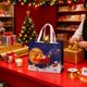 thumbnail image 4 of Gran bolsa de almacenamiento para fiestas con cierre de cordón Bolsa de Papá Noel reutilizable para luces, coronas, envoltorios y fiestas, 4 of 5