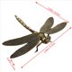 thumbnail image 4 of 2X Mini Estatuilla de Animal de Fundición de Libélula de Latón, Escultura de Metal de Estilo Retro, Decoración Artesanal de Escritorio para el Hogar, 4 of 6