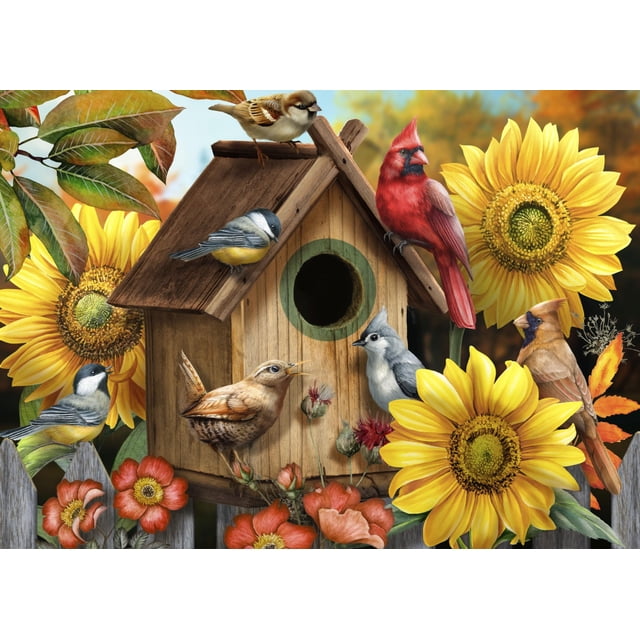 Rompecabezas Ceaco Tom Wood Autumn Gathering 1000 piezas