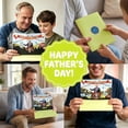 thumbnail image 7 of Fathers Day Talking Pop Up Card with Light & Sound - Plays Real Voice, Funny 3D Pop Up Greeting Card, Presidential Podium Scene, Funny Fathers Day Surprise for Dad(green 2pcs)Q, 7 of 7