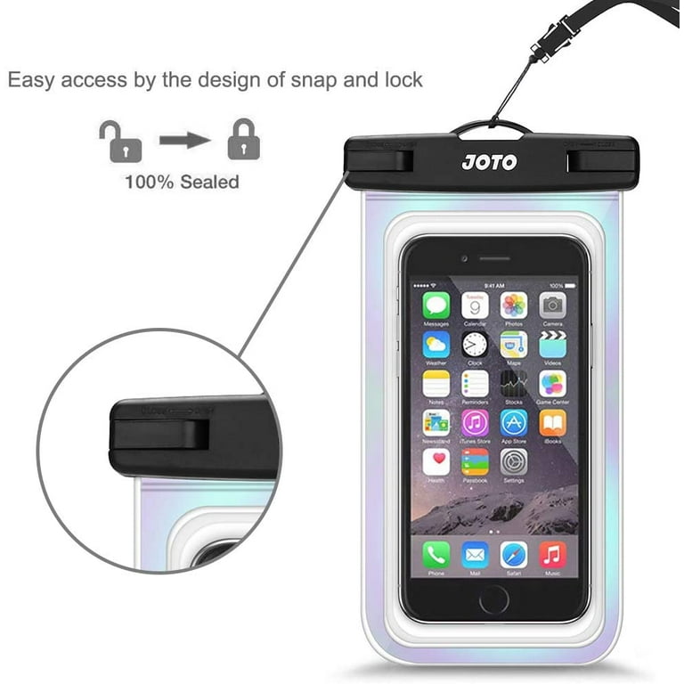 JOTO Universal Waterproof Pouch Cellphone Dry Bag Case for iPhone 12 Pro Max 11 Pro Max Xs Max XR X 8 7 6S Plus SE Galaxy S20 Ultra S20 S10 Plus S10e