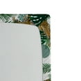 thumbnail image 3 of Ambesonne Tropical Fitted Sheet, Exotic Leaves with Jaguars, Queen Size, Dark Green and Pale Coffee, 3 of 5