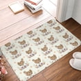 thumbnail image 4 of Sikiie Flower Chicken Print Flannel Anti-slip Floor Mat 16x24in, Thickened Dustproof Entrance Door Mat Floor Mat for Kitchen, Bathroom, Laundry Room, 4 of 7