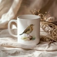 thumbnail image 3 of Bird Watching Mug, Meadow Pipit Song Bird Mug, 11oz or 15oz White Ceramic Coffee Mug Gift for Bird Watchers, 3 of 9