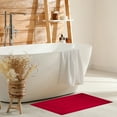 thumbnail image 5 of Premium Cotton Banded Red Bath Mats Pack of 2, 22x34 inches [Not a Bathroom Rug] - Infinitee Xclusives, 5 of 10