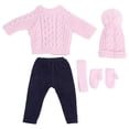thumbnail image 4 of Atuendo para muñeca bebé, ropa para muñeca, suéter, pantalones, accesorios para muñeca, sombrero para muñeca de niña, elaborado con cuidado, 4 of 14
