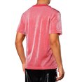 thumbnail image 3 of INSPIRE CHIC Glitter Sheer T-Shirt for Men's Shiny Tee V-Neck Short Sleeve Party See Through t Shirts XL Red, 3 of 5