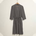 thumbnail image 6 of Waffle Robes for Men, Lightweight Soft 3/4 Sleeve Bathrobes , Cozy House Coat for Spa, Shower & Hotel, 6 of 8