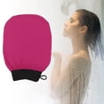 thumbnail image 2 of Unique Bargains 1 Pc Shower Gloves Exfoliating Glove for Bathroom for Shower 8.07"x5.71" Rose Red, 2 of 6