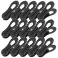 thumbnail image 4 of WHAMVOX  50 Pcs Hanger Clips for Plastic Hangers Laundry Clothes Child Travel Black, 4 of 8