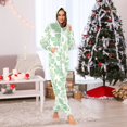 thumbnail image 7 of FORMRS Onesies Pajama for Adults Unisex Hoodie Winter Jumpsuit One Piece Sleepwear, Sizes S-2XL, Green Floral, 7 of 7
