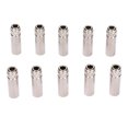 thumbnail image 1 of XLR Male Microphone Connector, 10pcs Professional Nickel Plating Noise Shielding Signal Transmission High Strength 6 Pin XLR Male Connector  For Microphone, 1 of 8