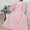 Pink, variant on Wearable Blanket with Sleeves & Pocket for Women & Men, Soft Fleece Snuggle Throw with Sherpa Trim, Couch Robe