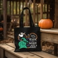 thumbnail image 3 of Ready To Boogie With Oogie, Disney Spooky Canvas Tote Bag, Nightmare Before Christmas Gift, Trick or Treat Bag, 3 of 5