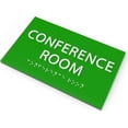 thumbnail image 2 of ADA CENTRAL SIGNS - 6" X4" Conference Room Sign - ADA Compliant Tactile Graphics Grade 2 Braille Text Privacy Sign | Wall Mount Plastic Meeting Signs For Schools, Hospitals, Offices, and Apartments, 2 of 7