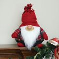 thumbnail image 2 of 14" Charcoal Gray and Red "Doug" Gnome Christmas Tabletop Decoration, 2 of 2
