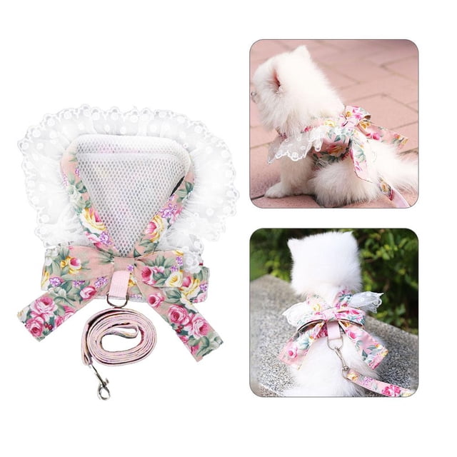 Arnés Con Lazo Dulce Para Perro Y Gato, Correa Para Cachorro, Arneses Para Perros Pequeños, Chaleco Para Chihuahua, Yorkshire, Suministros Para Perros Serendint PT002368-02