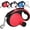 Red, variant on 360° Tangle-Free Retractable Dog Leash with Chew Proof Extender | 26ft Upgraded Heavy Duty Retractable Dog Leash with Poop Bag Holder | One-Handed Brake, Pause, Lock (Extra Large, White)