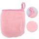 thumbnail image 4 of Guantes desmaquillantes reutilizables, paños de limpieza facial de microfibra, color rosa, 4 of 8
