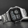 thumbnail image 2 of SKMEI Square Dial Business Men Watch Waterproof Dual Time EL Luminous Wristwatch -, 2 of 4