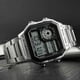 thumbnail image 2 of SKMEI Square Dial Business Men Watch Waterproof Dual Time EL Luminous Wristwatch -, 2 of 4