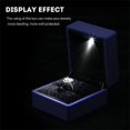 thumbnail image 3 of Led Lighted Ring Box Earring Ring Gift Case Wedding Ring Jewelry, 3 of 5