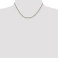 thumbnail image 4 of 925 Sterling Silver Ball Beaded Chain Styles Necklace 3 mm 16 inch, 4 of 4