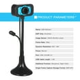 thumbnail image 2 of HD Webcam USB Desktop Laptop Camera Mini Plug and Play, 2 of 8