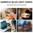 thumbnail image 3 of Blue light blocking computer glasses personalized cat's eye clear lens glasses frame, 3 of 5