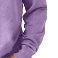 thumbnail image 4 of LEKWK Button Neck Sweatshirt for Men Stand Collar Long Sleeve Pullover with Ribbed Cuffs and Hem Soft Relaxed Fit Casual Top for Travel Lounge Outdoor Work and Everyday Layering, 4 of 5