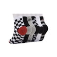 thumbnail image 5 of Wonder Nation Mid Crew Graphic Socks, 6-Pack Boys Shoe Size S (4-8.5) - L (3-9), 5 of 6