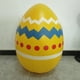 thumbnail image 2 of Huevos De Pascua Inflables Huevo de Pascua coloridos adornos de Pascua de 3 pies para fiesta de vacaciones de Pascua (raya), 2 of 7